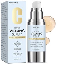 Super Vitamin C Serum 1 fl oz Antiwrinkle Skin Renewing Skin Brightening Insutam