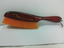 NEW VTG CHINESE TAYLOR CROWN Bristle Brush Clothes Shoes Burgundy Wooden Handle