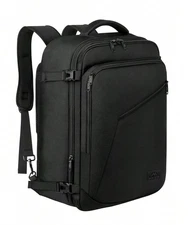 ZEF-Travel Backpack For Women Men, 40L Expandable Carry On Luggage Backpack, , A