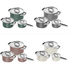 ZWILLING Pure Pots and pans set, 6-pc, 18/10 Stainless Steel