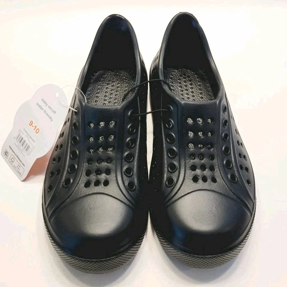 Tênis de água WN infantil EVA tamanho 9/10 praia areia preto unissex - Imagem 3 de 4