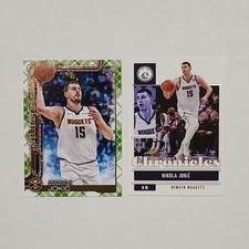 (3) Nikola Jokic lot 2025 Topps Holiday Plaid #H78 2021 Chronicles #20