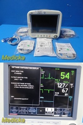 2013 GE Dash 4000 Monitor (T/CO, SpO2, ECG, NBP, CO2) W/ Batteries & Leads~38680