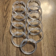Clear Plastic Shower Curtain Hooks