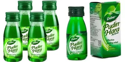 Dabur Pudin Hara Drops 30ml (Pack of 5) Herbal Digestive & Acidity Wellness