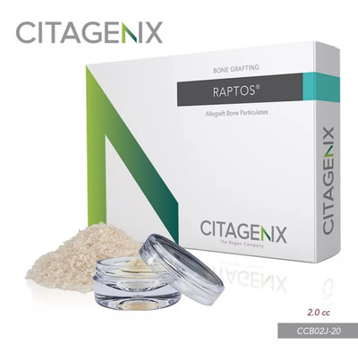 Citagenix CCB02J-20 Allograft Particles Raptos 2cc Cortico Cancellous .25-1mm Jr