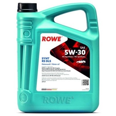 Motoröl ROWE Öl SYNT RS DLS 5W-30 BMW LL-04 MB 229.31/51/52 VW 505.00 5 Liter
