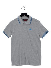 Robe Di Kappa Men's Polo M Grey 100% Cotton Basic