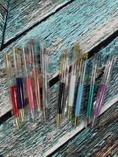 Colorful Fillable Empty Tube Floating DIY Pens 10 pieces J58