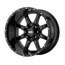 4 New 17X9 Moto Metal MO970 Gloss Black 8x165.1 8x6.5 ET-12 Wheels Rims