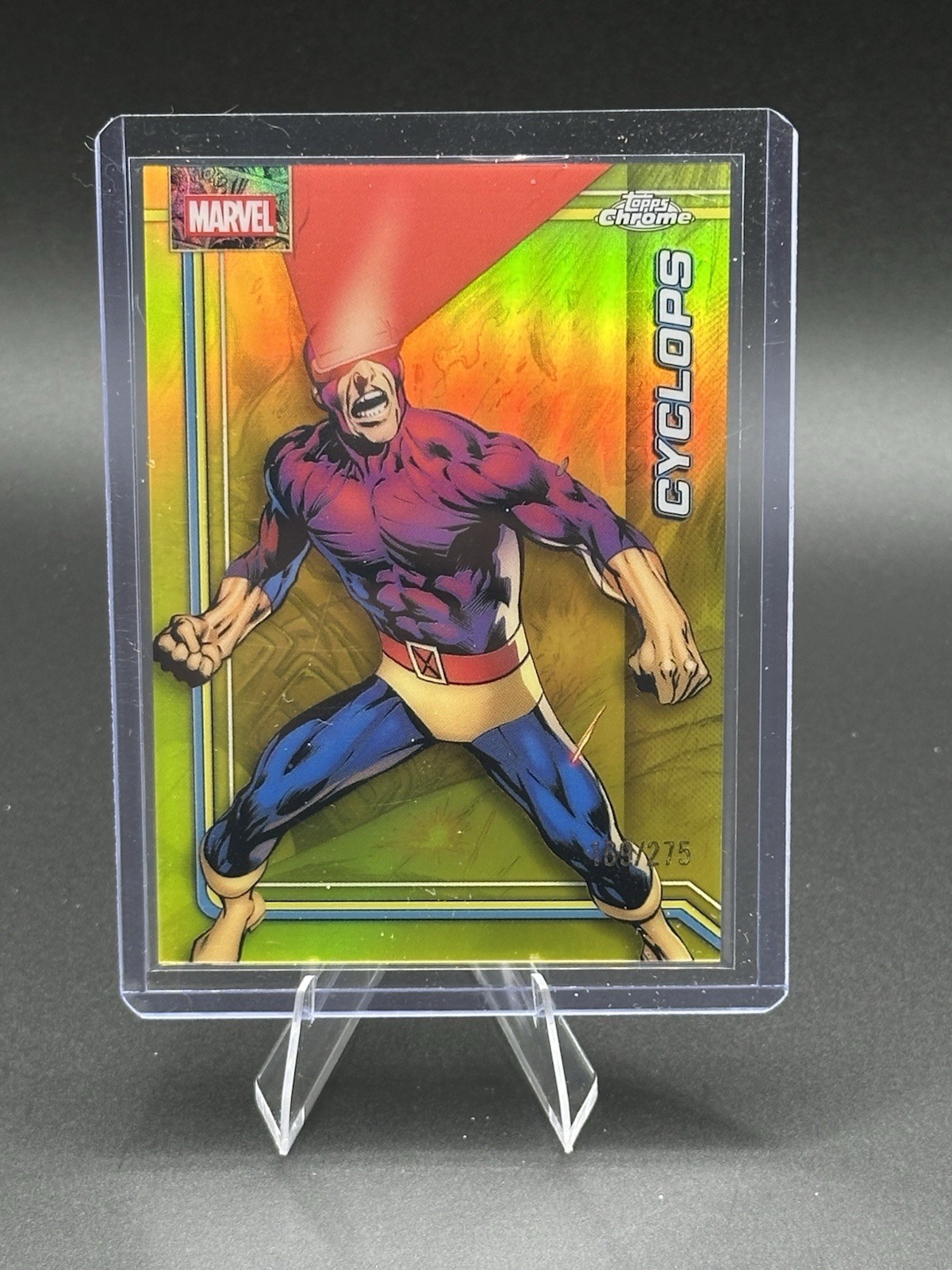 2026 Topps Chrome Marvel #024 Cyclops Yellow  /275