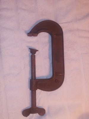 Vintage Jorgensen 5 inch Steel C Clamp No. 105 Made in USA 