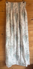 Laura Ashley Pencil Pleat Curtains Botanical Print Duck Egg Blue  28