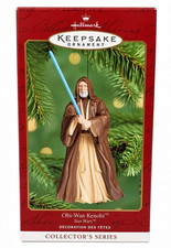 2000 Hallmark Keepsake Obi-Wan Kenobi Star Wars Ornament 4 QXI6704