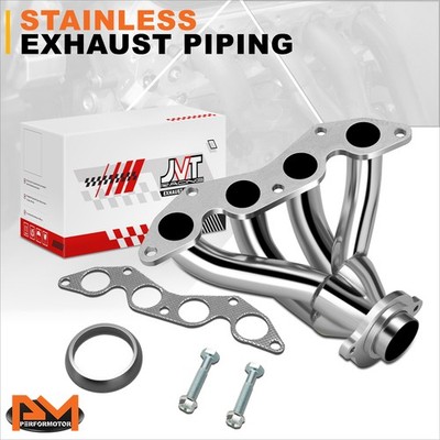 For 01-05 Honda Civic EX 2DR/4DR Stainless Steel 4-1 Header Exhaust System Set