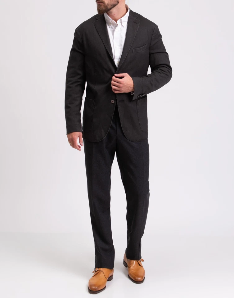 RRP€872 BOGLIOLI Wool Blazer Jacket IT52 US42 XL Single-Breasted Made in Italy - Image 2 of 4