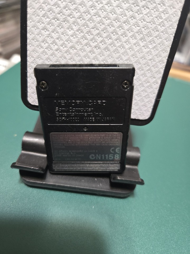 Carte Mémoire Sony PS2 8MB Noire Officielle SCPH-10020 Fabriquée Au Japon