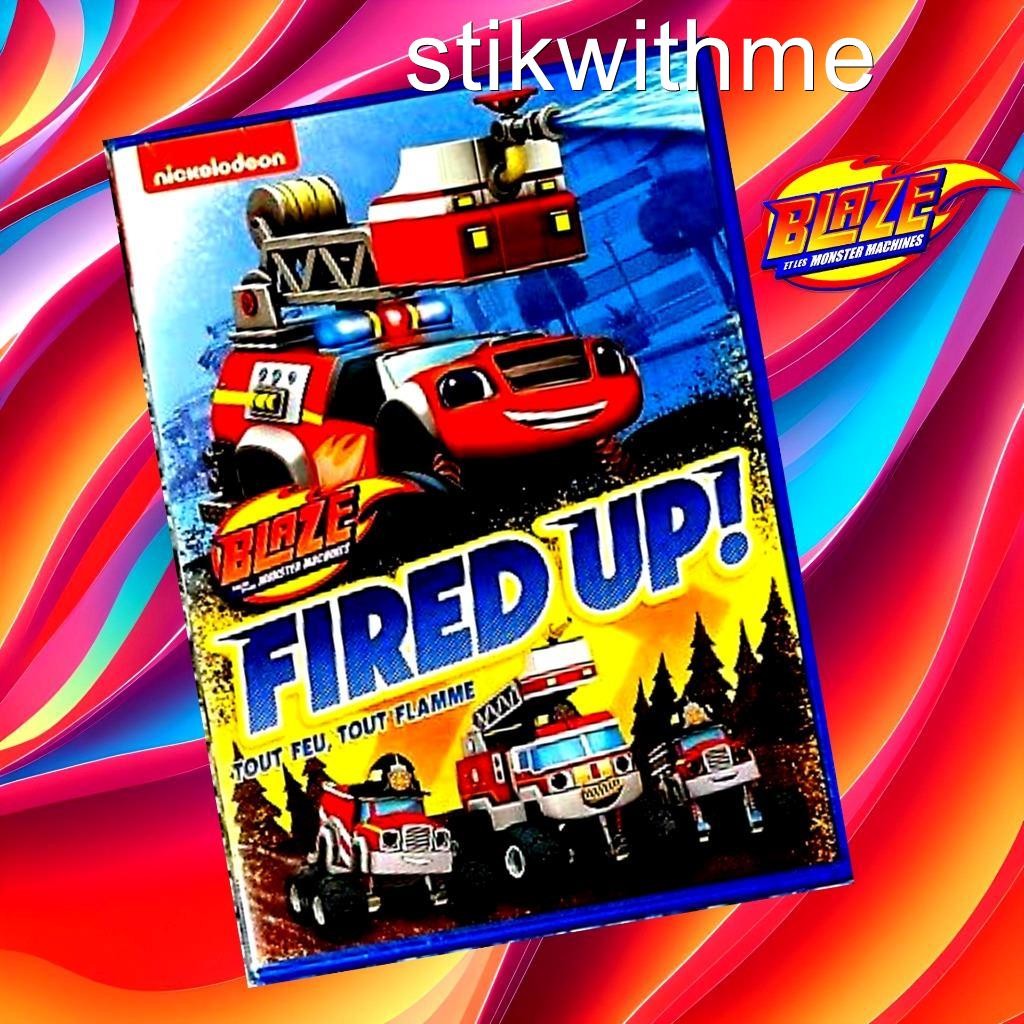 Blaze and the Monster Machines: Fired Up! DVD  4 Action-Packed Episodes NEW Seal