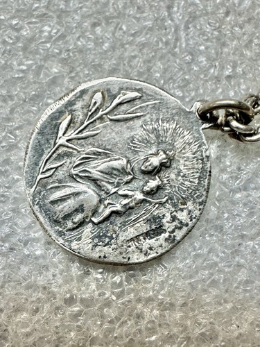 925 Sterling Silver Sacred Heart Of Jesus Medal - Religious Pendant Necklace Charm