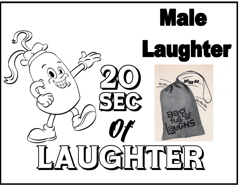 Vintage (Analog) Laughing Bag - without bag - Male Laugh - Picture 3 of 5