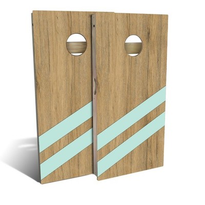 Cornhole Boards Skip's Garage Mint Surf Premium Baltic Birch UV Resistant