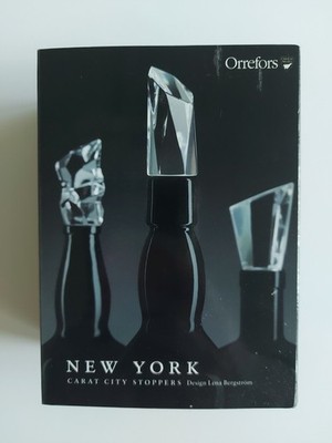 Orrefors Carat City Stopper ''New York'' - Glasverschluss für Flaschen