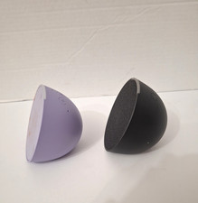 Amazon Echo Pop Smart Bluetooth Speakers 2023 Set of 2 Lavender Black NO CORDS