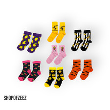 Bunte Kinder Socken   Lustige Motiv für Jung...