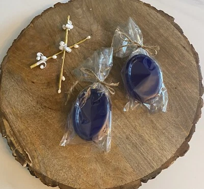 LEEDS SOAP OPERA Lavender & Rosemary 50g Shampoo Bar. Handmade & Wrapped In Biodegradable Cello