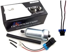 NPboosted 400LPH Intank Fuel Pump Kit & Wire Harness / Filter / Hose / Clamps