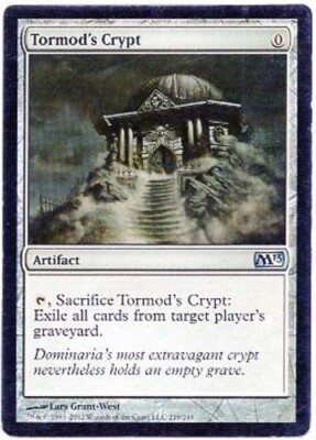TORMOD'S CRYPT X1  MAGIC MTG  M13 CORE SET  LIGHT PLAY (LP) 2012