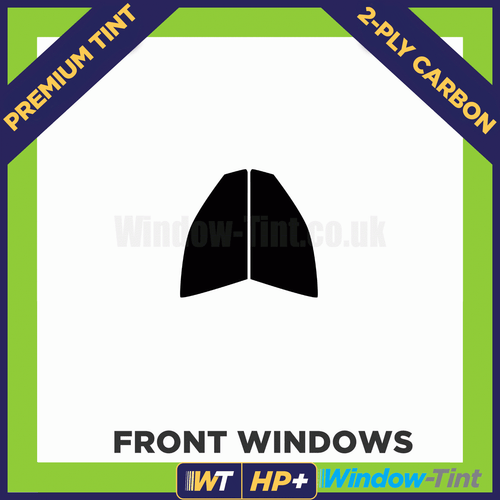 For Rover 75 4-door 1999-2005 Carbon Pre Cut Window Tint Front Premium HP+ - Picture 2 of 10