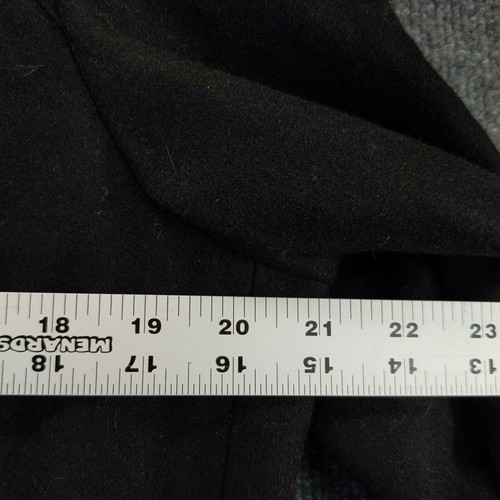 ROAR Mens Inspire Wool Blend Jacket Size XL Black Big Embroidered 2 Button - Picture 7 of 14