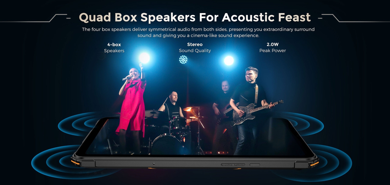 FOSSiBOT DT1 Rugged Tablet Phone Android 4G LTE WiFi Waterproof 8+256GB 10.4"