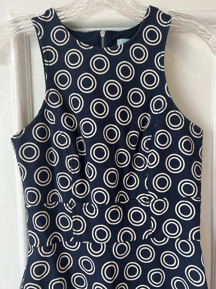 Cece by Cynthia Steffe Navy Blue Circle Dress Size XS - Image 2 of 4