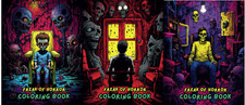 Freak of Horror Coloring Book for Adults Halloween  Gothic Paperback NEW
