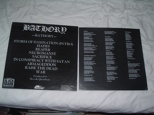 BATHORY Bathory '94 ORIGINAL RARE IMPORT !! press NMint - Foto 2 di 3