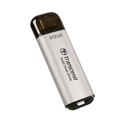 512GB Transcend ESD300 Portable SSD USB Type-C Silver | eBay