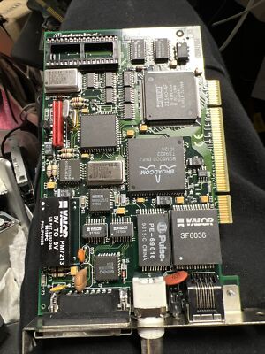 Adaptec ANA-6911/UC 10/100 fast ethernet card 110402-0405 BNC 15-pin RJ-45 Coax