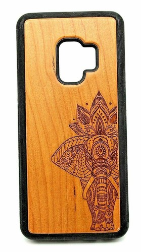 Wood Phone Case Phone Cover for Samsung Galaxy S9 + Strong Hands Free Magnet - Picture 8 of 28