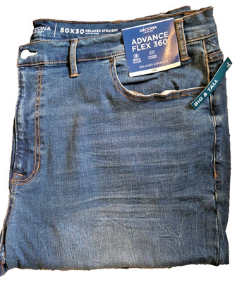 Arizona Jeans Big & Tall Übergröße 50x30 Advanced Flex Neu blau