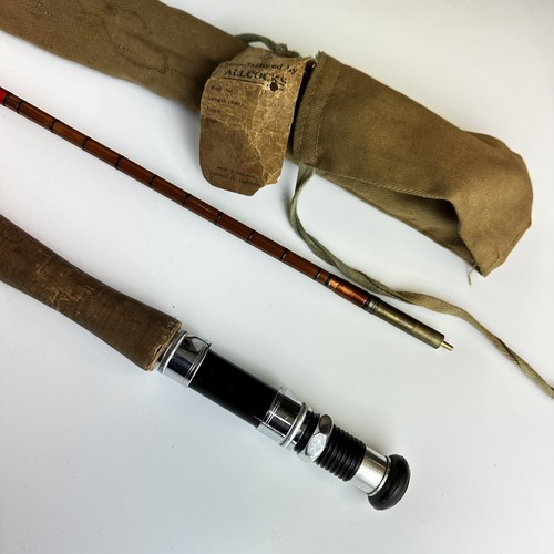 Vintage Courier Firecrest Forshaw’s Bootle Liverpool 9 1/2’ Cane Fly Fishing Rod - Picture 5 of 11