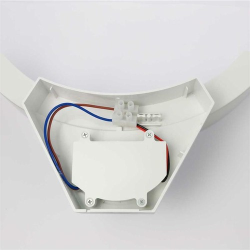 Design LED Aussen-Wand-Leuchte 10W 800lm mit Bewegungsmelder, Bogen-Wand-Lampe - Bild 6 von 9