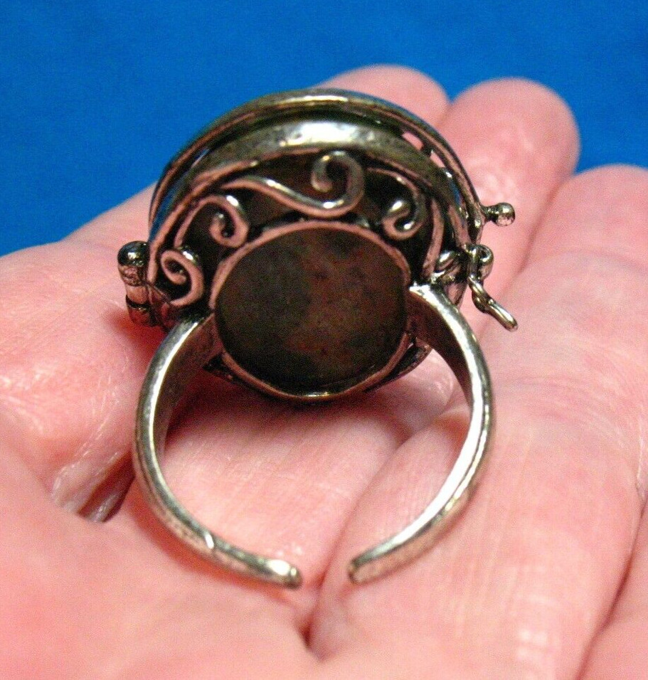 STERLING SILVER RING W/ INTERCHANGEABLE STONES GO… - image 4