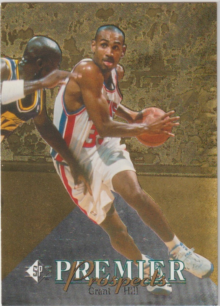 GRANT HILL: 1994-95 UPPER DECK SP PREMIER ROOKIE CARD # 3