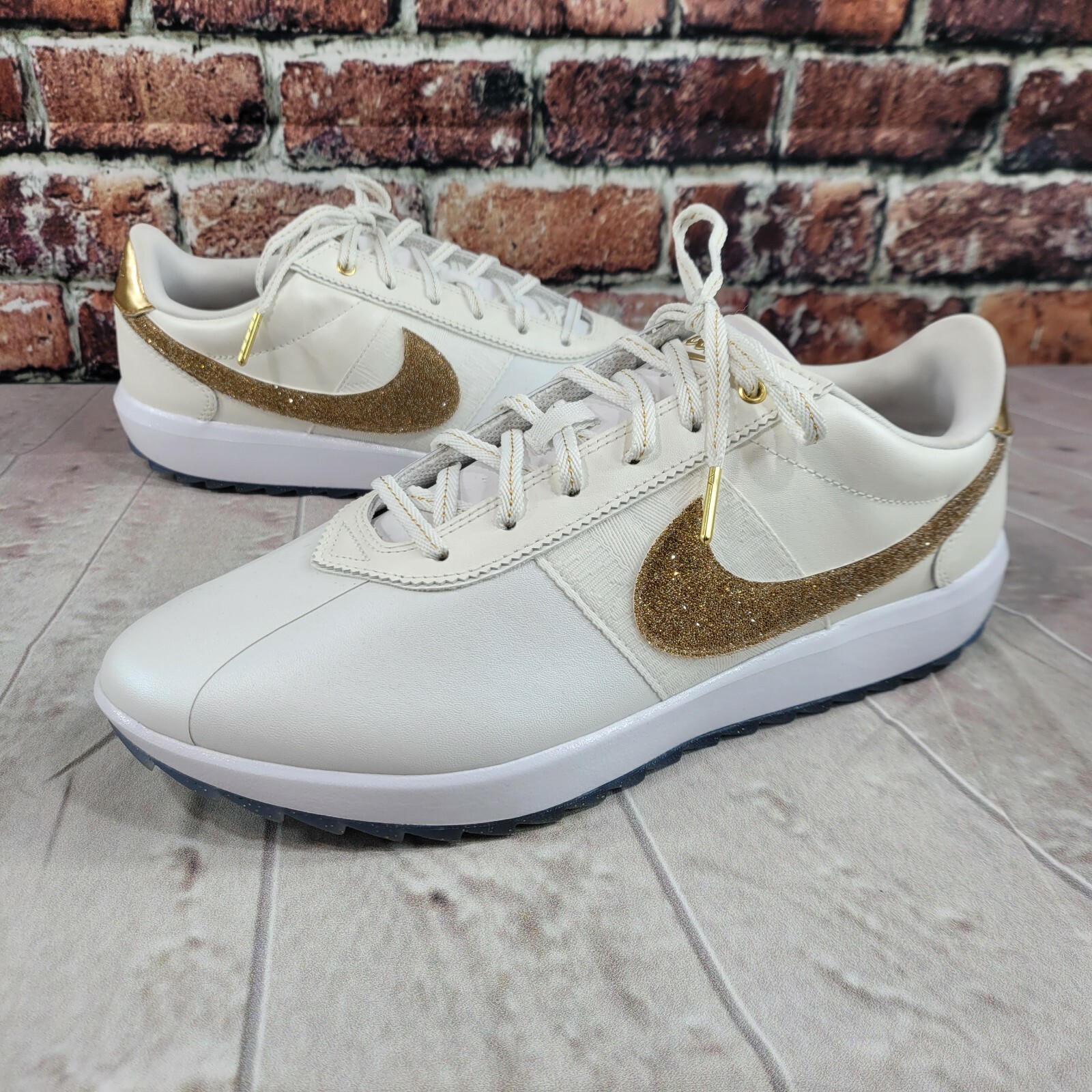 Nike Cortez Golf x Swarovski Gold for 