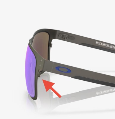 Oakley Holbrook Metal OO4123 Gunmetal Replacement Hold Lenses