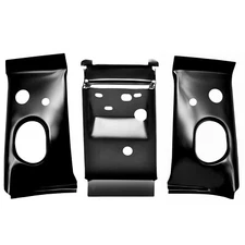1966 Chevelle Tail Light Panel Brace Right+Center+Left Side EDP Steel 3 PCS Dii