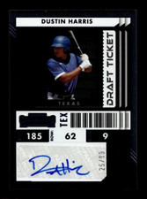 2022 Chronicles Contenders Prospect Draft Ticket Blue #15 Dustin Harris 25/99