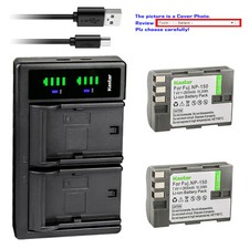 Kastar Battery LTD2 USB Charger for Fujifilm NP-150 BC-150 Fuji FinePix S5 Pro
